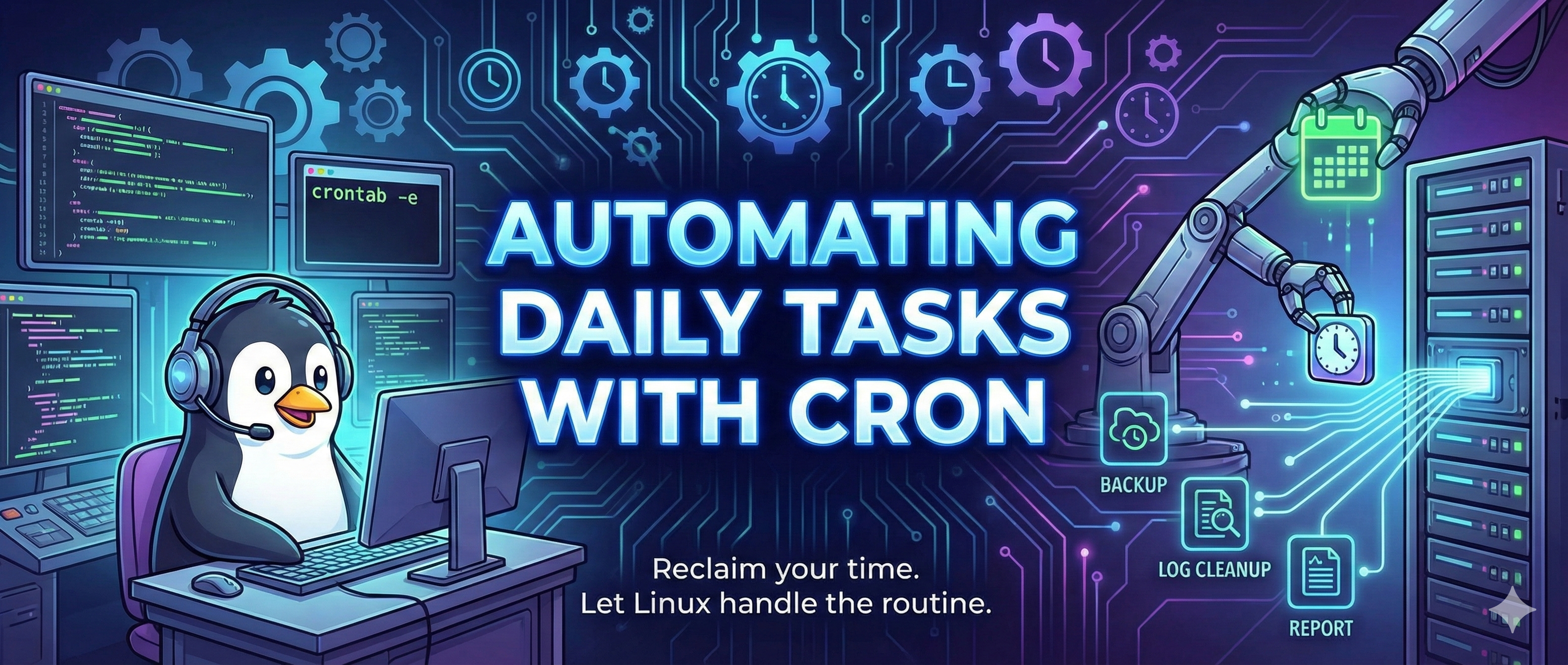 Automating daily tasks with Cron